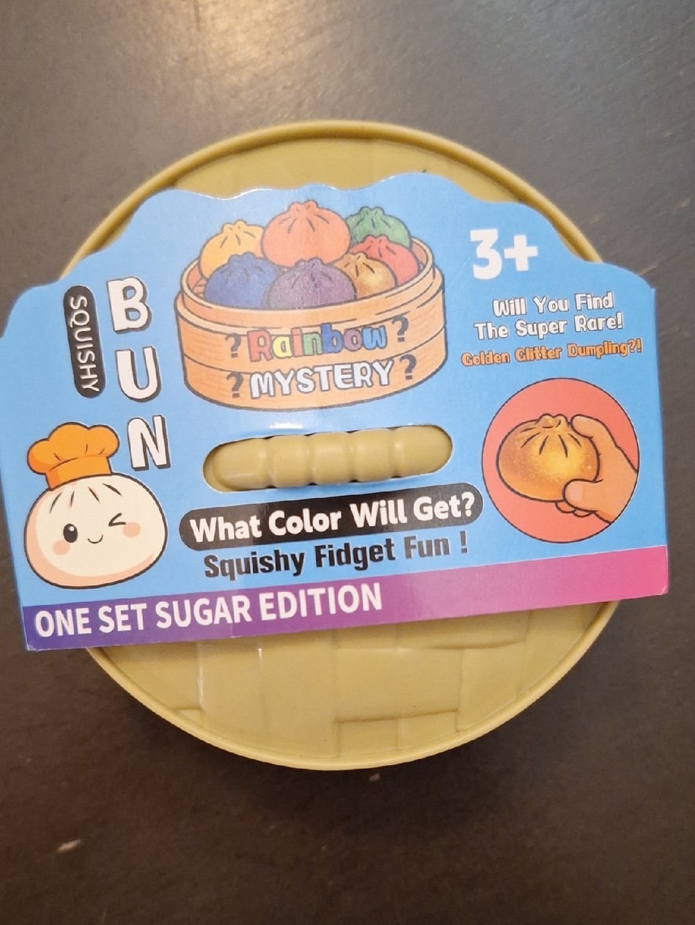 NEW UNOPENED Squishy Bun  - Sugar Edition Mystery Fidget